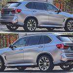 BMW X5 F15 SUV 2013-2018 Wheel Arch Fender Flares Black PP