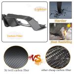 Dry Carbon Fiber Rear Bumper Diffuser for Audi R8 V10 2-Door 2022-2024 | Coupe Convertible Lower Spoiler Bumper Guard Body Kit Lightweight Exhaust Diffuser Cover Aerodynamic Exterior Upgrade