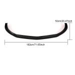 Mercedes Benz E Class W213 Base 2016-2019 Front Bumper Lip Carbon Fiber