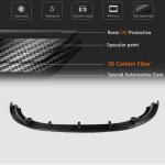 Volkswagen VW Golf 6 MK6 GTI 2010-2013 Front Bumper Lip Carbon Fiber