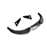Porsche Taycan Turbo S 9J1 Sedan 2019-2024 Front Bumper Lip Carbon Fiber