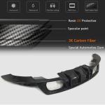 Carbon Fiber Rear Bumper Diffuser for Audi TT MK3 8S Base 2015-2019