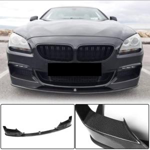 BMW 6 Series F06 F12 F13 640i 650i M Sport 2013-2018 Front Bumper Lip Carbon Fiber