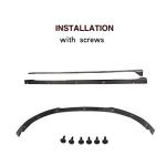 Carbon Fiber Front Lip and Side Skirts for Porsche Panamera 2010-2013