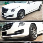 Cadillac ATS Base 2013-2019 Front Bumper Lip Carbon Fiber