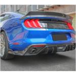 Ford Mustang V8 GT 2018-2020 Rear Bumper Diffuser Carbon Fiber