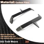 G90 M5 Full Carbon Fiber Rear Vent Cover Compatible with BMW G90 M5 2025-2026 Rear Bumper Side Vent Canard Covers Factory Outlet