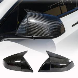 Tesla Model S 2021+ Mirror Covers Add-on Style Dry Carbon Fiber