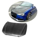 Audi A5 Sline S5 8.5 Sportback Facelift 2012-2016 Engine Bonnet Hood Cover Carbon Fiber