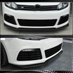 Volkswagen VW Golf 6 MK6 R/R20 2010-2013 Front Bumper Lip Carbon Fiber