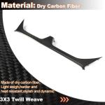Dry Carbon Fiber Front Lower Grille CoverTrim Compatible with BMW X5M F95 2023-2024 Front Bumper Center Grille Vent Repacement