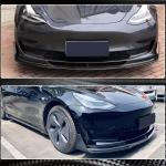 Tesla Model 3 2016-2022 Front Bumper Lip Carbon Fiber