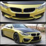 BMW F80 M3 F82 F83 M4 2014-2019 Front Bumper Lip Carbon Fiber