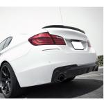 BMW 5 Series F10 M Sport Sedan 2012-2016 Rear Bumper Diffuser Carbon Fiber