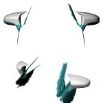 Lexus ES250 IS300 2014-2020 Mirror Cover Caps Dry Carbon Fiber Add on Style