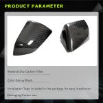 Ford Mustang Shelby GT500 Add-on Mirror Covers Mirror Covers Pair Prepreg Dry Carbon Fiber
