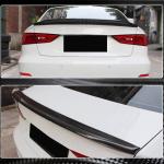 Audi A3 Sline S3 RS3 8V 8V.5 2014-2020 Rear Trunk Spoiler Carbon Fiber