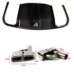 Carbon Fiber Rear Diffuser and Exhaust Tips for Mercedes 2009-2012