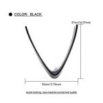 Carbon Fiber V Shape Grill Mesh Frame Cover Decoration Trim 2017-2019