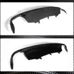 Audi A6 C7 Base Sedan Pre-facelift 2012-2015 Rear Bumper Diffuser Carbon Fiber