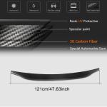 Audi A4 Sline S4 B9 B9.5 Sedan 2017-2023 Rear Trunk Spoiler Carbon Fiber