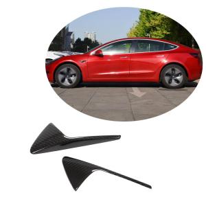 Tesla Model S/Model 3/Model X 2012-2020 Side Camera Marker Fender Cover Carbon Fiber