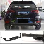 Volkswagen VW Golf 7.5 MK7.5 Base/GTI 2018-2020 Rear Bumper Diffuser Carbon Fiber