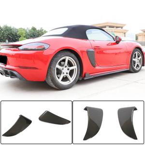 Porsche 718 Boxster Cayman 2016-2019 Side Air Vents Carbon Fiber