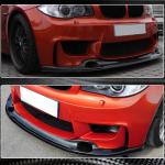 BMW 1 Series E82 1M 2011-2018 Front Bumper Lip Carbon Fiber
