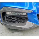 For BMW 5 Series G30 520i 530i 540i M Sport M550i Carbon Fiber Fog Lamp Cover Eyelid Vent