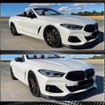 BMW 8 Series G14 G15 G16 840i M Sport M850i 2018-2021 Front Bumper Lip Dry Carbon Fiber