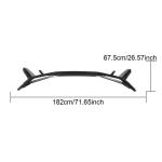 Audi R8 V10 Coupe Spyder Convertible 2Door 2022+ Front Bumper Lip Dry Carbon Fiber