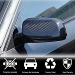 BMW 5 Series E60 E61 Carbon Fiber Add-on Side Rearview Mirror Cover Caps Pair