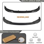 Real Carbon Fiber Front Lip Compatible with BMW 5 Series G30 530i Base Sedan 4-Door LCI 2021-2023 Chin Spoiler Splitter Protector Factory Outlet