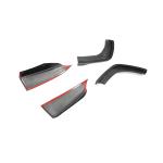 Maserati Levante Sport Utility 2016-2020 Rear Bumper Splitters Carbon Fiber