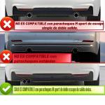 Gloss Black ABS Rear Diffuser for BMW F32 F33 F36 M Sport 2014-2020 | 420i 428i 435i 440i Lower Bumper Lip Spoiler Body Kit Factory Outlet