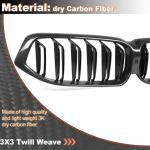 Dry Carbon Fiber Front Grille for BMW G32 GT 6 Series Gran Turismo Facelift 2020-2022 Replacement style Auto Bumper Kidney Grill Cover Body Kit Factory Outlet