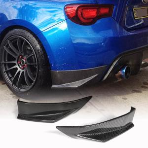 Subaru BRZ Toyota GT86 FT86 Scion FR-S Rear Bumper Splitters Carbon Fiber