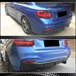 BMW 2 Series F22 F23 M Sport 2014-2019 Rear Bumper Diffuser Lip Carbon Fiber