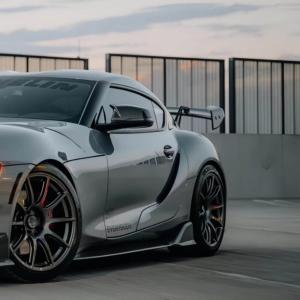 Toyota Supra GR A90 A91 MK5 (2019-2024) Carbon Fiber Side Skirts-Direct Fit
