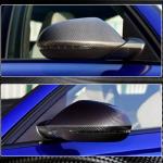 Audi A6 Sline S6 RS6 C7 Sedan Pre-facelift 2012-2016 Mirror Covers Replacement Pair Carbon Fiber