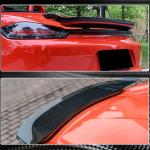 Porsche 718 (982) Boxster 2016-2021 Rear Trunk Spoiler Dry Carbon Fiber