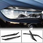 BMW X5 F15 X6 F16 2014-2019 Headlight Eyebrows Lamp Eyelids Carbon Fiber