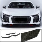Audi R8 V10 Gen 2 4S 2016-2019 Front Bumper Fins Carbon Fiber