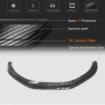 Audi TT MK3 8S Base 2015-2019 Front Bumper Lip Carbon Fiber