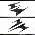 Mercedes Benz (W238) C238 A238 Sport 2017-2019 Front Side Vents Carbon Fiber