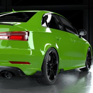 Audi S3 RS3 8V 8V.5 Sedan 2014-2019 Side Skirts Carbon Fiber