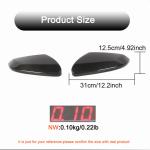 Honda Civic 10th 2016-2021 Mirror Covers Add-on Real Carbon Fiber