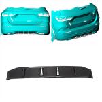 Mercedes Benz H247 GLA250 Sport Utility 2020-2021 Rear Bumper Diffuser Carbon Fiber
