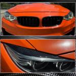 BMW F32 F33 F36 F80 M3 F82 F83 M4 2014-20020 Headlight Eyebrows Lamp Eyelids Dry Carbon Fiber